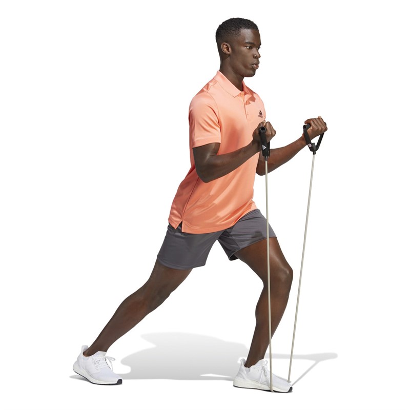 adidas Mens Train Essentials Seasonal Training Shorts Grey Five/Black