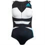 adidas Damen Leotard Weiß Schwarz