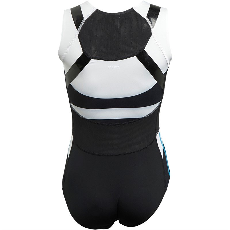 adidas Dames Leotard Wit/Zwart