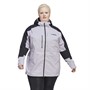 adidas Regenjacke Damen Terrex Xploric Rain.rdy mit Kapuze (Plus Size) Silberner Morgengrauen
