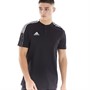 adidas Mens Tiro 21 Polo Black/White