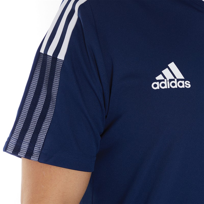 Buy adidas Mens Tiro 21 Training Jersey Navy Blue