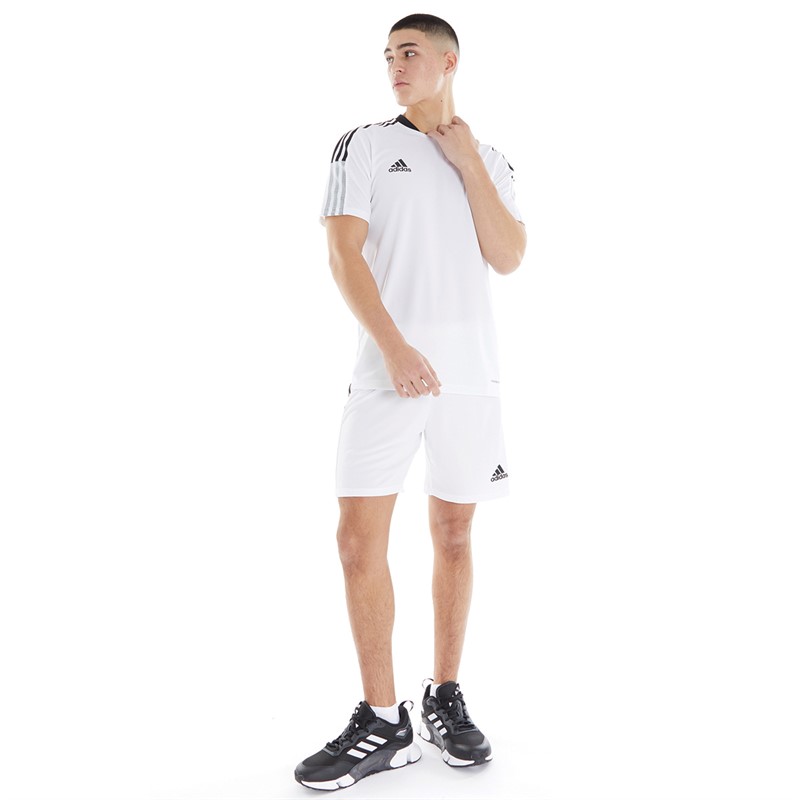 adidas Mens Tiro 21 Training Jersey White/Black