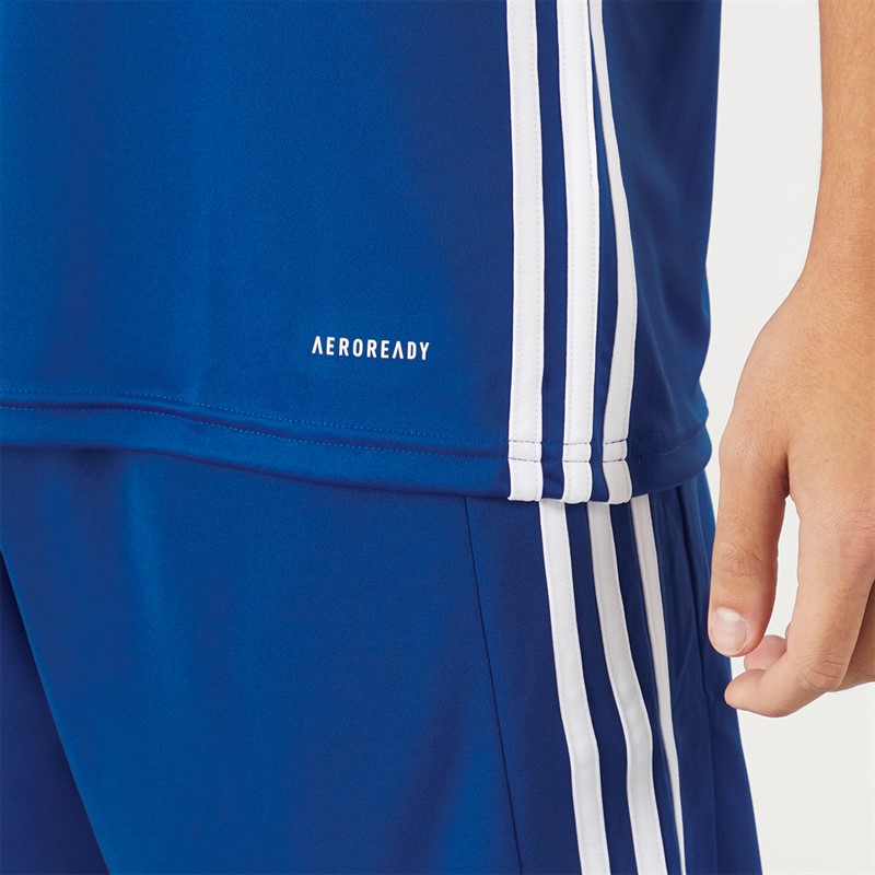 adidas Męskie Tabela 23 Topy sportowe do biegania Niebieski