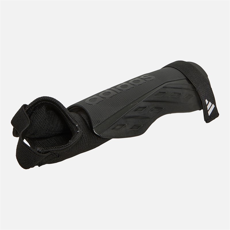 adidas Junior Tiro Match Shin Guards Black/White/Iron Metallic