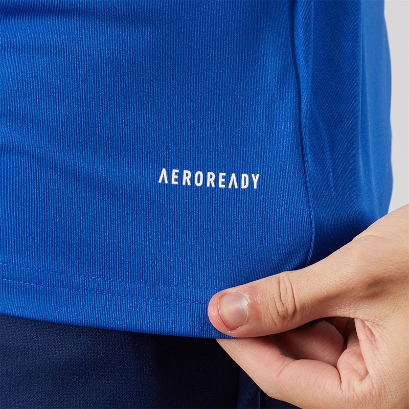 adidas Mens Squadra 21 Polo Shirt Royal Blue/White