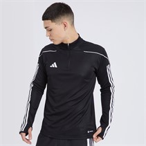 adidas Mens Tiro 23 Zip Training Top Black/White