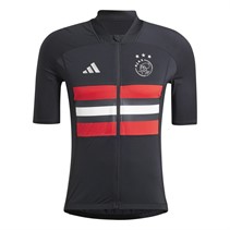 adidas Maillot de cyclisme AFC AJAX Amsterdam Homme Noir/Rouge collégial/Blanc