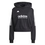 adidas Sweat à Capuche Tiro 3 bandes Femme Noir
