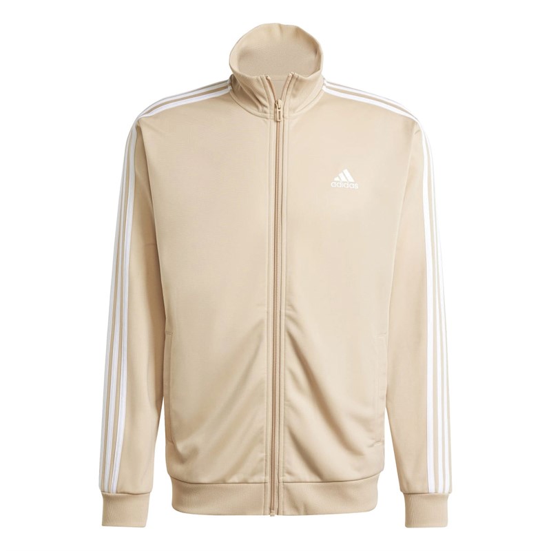 adidas Heren 3-Stripes Tricot Trainingspakken Ecru