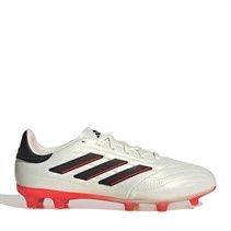 adidas Junior Copa Pure II Elite FG Firm Ground Football Boots kolor śmietankowy/czarny/słoneczny czerwony