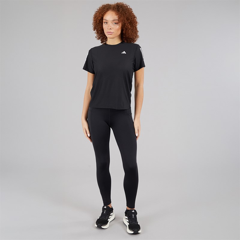 adidas Womens Dailyrun Aeroready 7/8 Tight Leggings Black