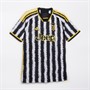 adidas Juventus Trikot 23/24 Heim Schwarz/Weiß Herren