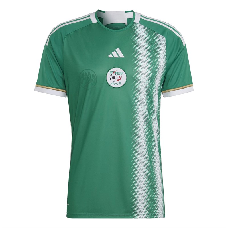 adidas Heren FAF Algeria 22 Away Voetbalshirts Groen