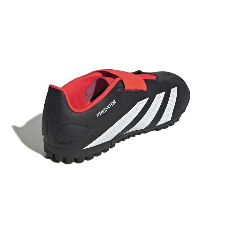 adidas Børn Predator Club Hook-And-Loop TF Astro Fodboldstøvler Sort