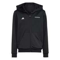 adidas Predator bluza na suwak dla juniora kolor czarny/czarny/biały