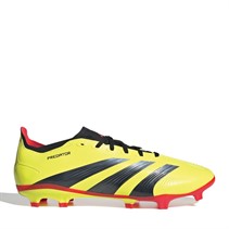 adidas Chaussures de football Predator League FG Terrain Ferme Jaune Solaire 2/Noir Noyau/Rouge Solaire