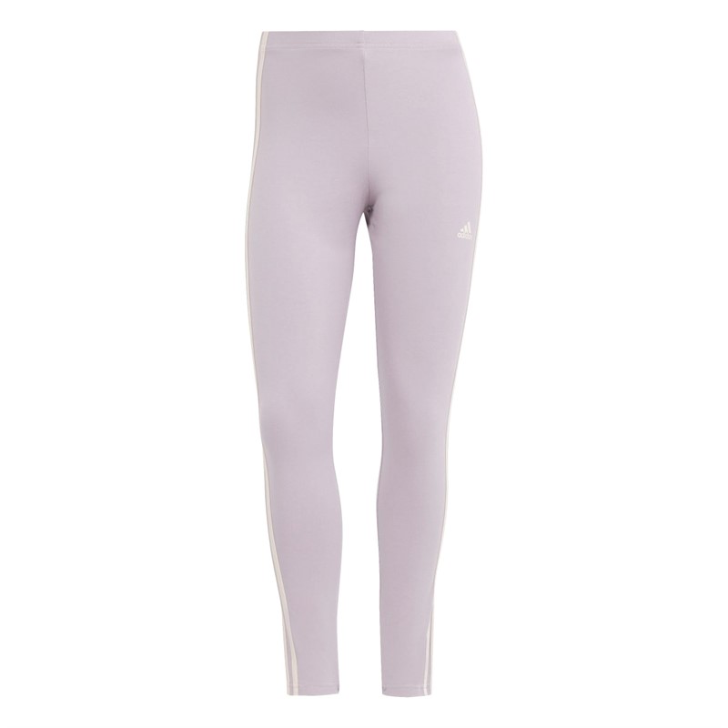 adidas Damen Essentials 3-Stripes Leggings Lila