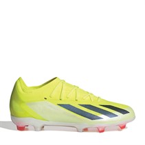 adidas Chaussures de football Junior X Crazyfast Elite FG Terrain Ferme Équipe Jaune Solaire 2/Noir Noyau/Blanc Nuage