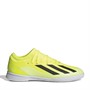adidas Fußballschuhe Junior X Crazyfast League IN Halle Team Solar Gelb 2 / Kern Schwarz / Wolkenweiß
