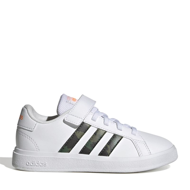 adidas Kids Grand Court 2.0 Elastic Sneakers Wit