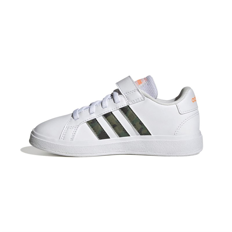 adidas Kids Grand Court 2.0 Elastic Sneakers Wit