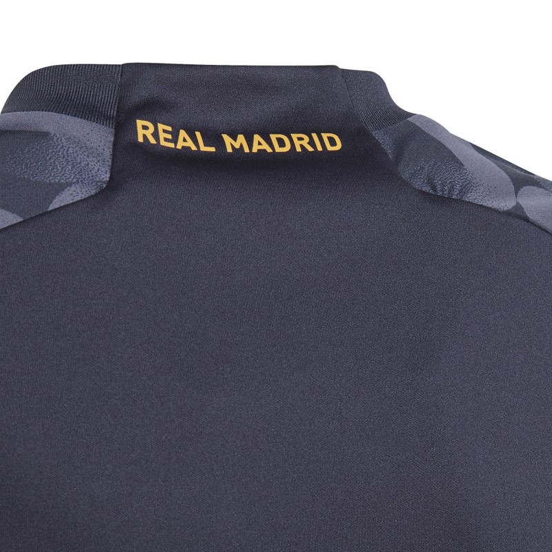 adidas Dziecięce RMFC Real Madrid 23/24 Away Koszulki Futbolowe marynarka wojenna