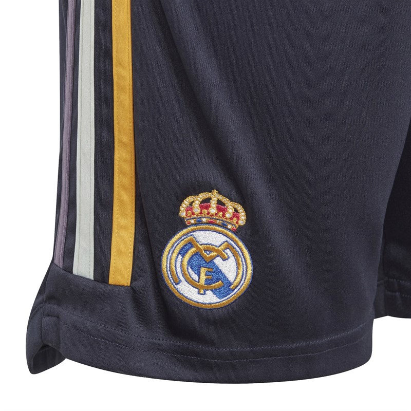 adidas Dziecięce RMFC Real Madrid 23/24 Away Koszulki Futbolowe marynarka wojenna