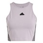 adidas Damen Future Icons 3-Streifen Tank Top Preloved Feige