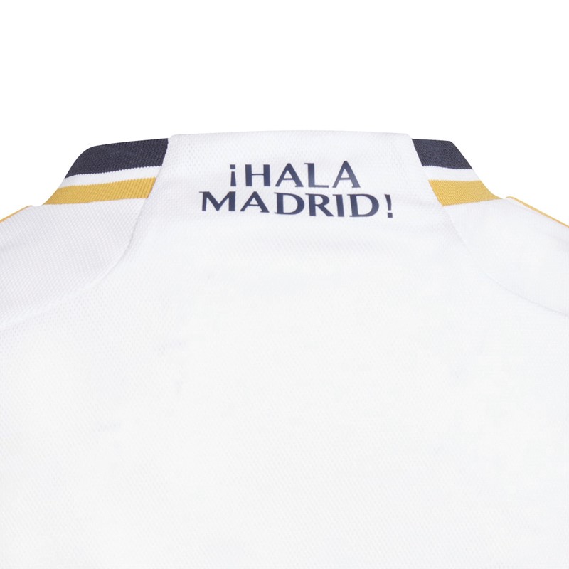 adidas Dziecięce RMFC Real Madrid 23/24 Home Koszulki Futbolowe Biały