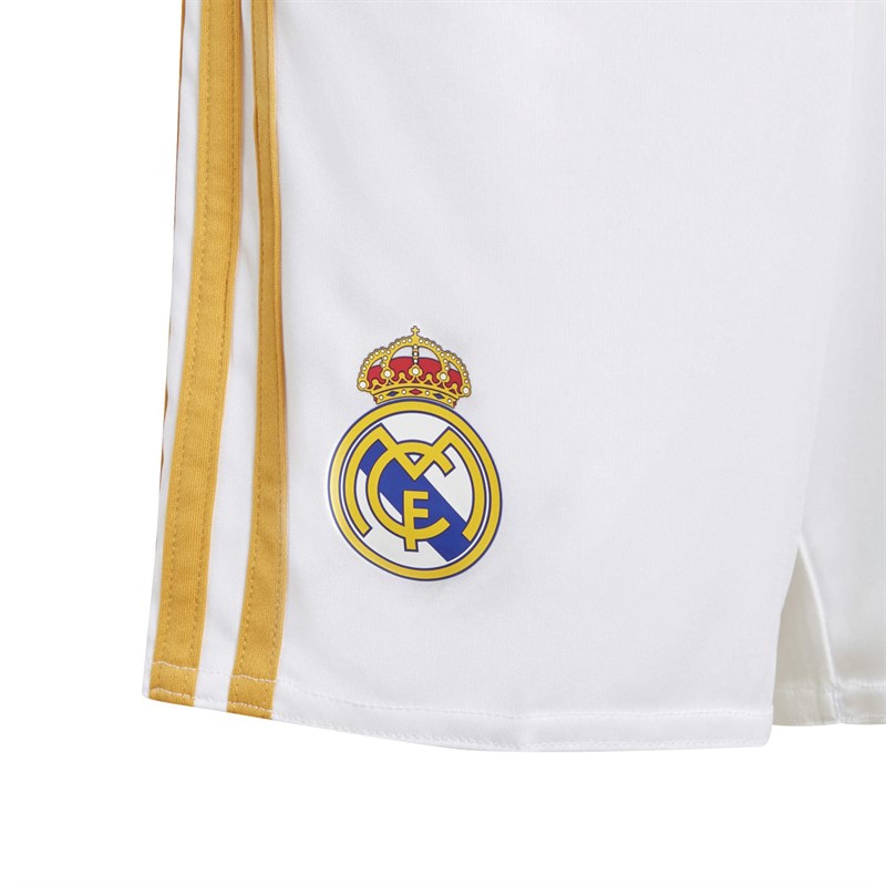 adidas Dziecięce RMFC Real Madrid 23/24 Home Koszulki Futbolowe Biały