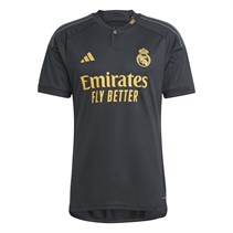 adidas Herre RMFC Real Madrid 23/24 Third Fodboldtrøjer Sort