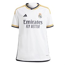 adidas Børn RMFC Real Madrid 23/24 Home Fodboldtrøjer Hvid