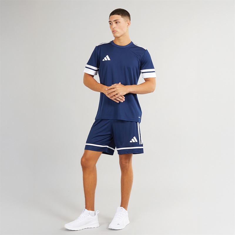 adidas Mens Squadra 25 Training Shorts Team Navy Blue/White