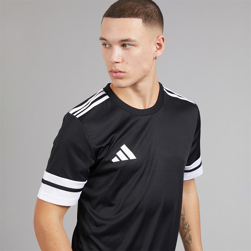 adidas Mens Squadra 25 Training T-Shirt Black/White