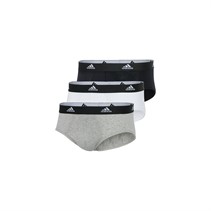 adidas Heren Active Flex Katoen Set van 3 Onderbroeken Zwart/Wit/Grijs