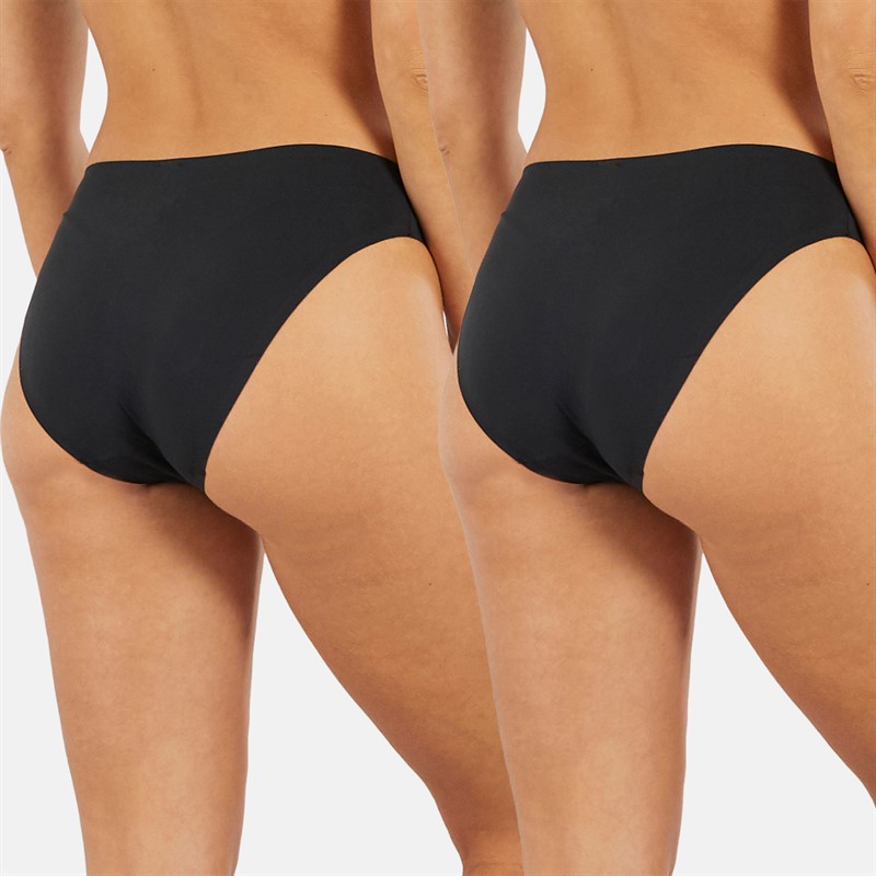 adidas Womens Sport Active Light Flex Two Pack Briefs Black