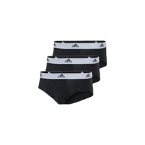 adidas Herre Aktiv Fleks Bomuld Tre Pak Underbukser Sort
