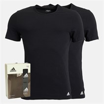 adidas Herre Active Flex Bomuld To Pakke T-Shirts Sort