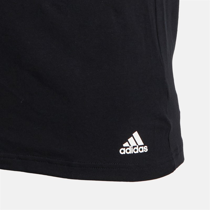 adidas Pacquet Double T-shirts Noirs Active Flex Coton Homme
