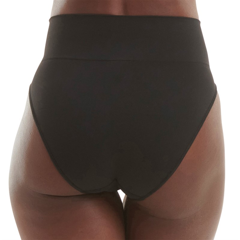 adidas Womens Sport Active Seamless Micro Stretch Two Pack High Leg Briefs Black