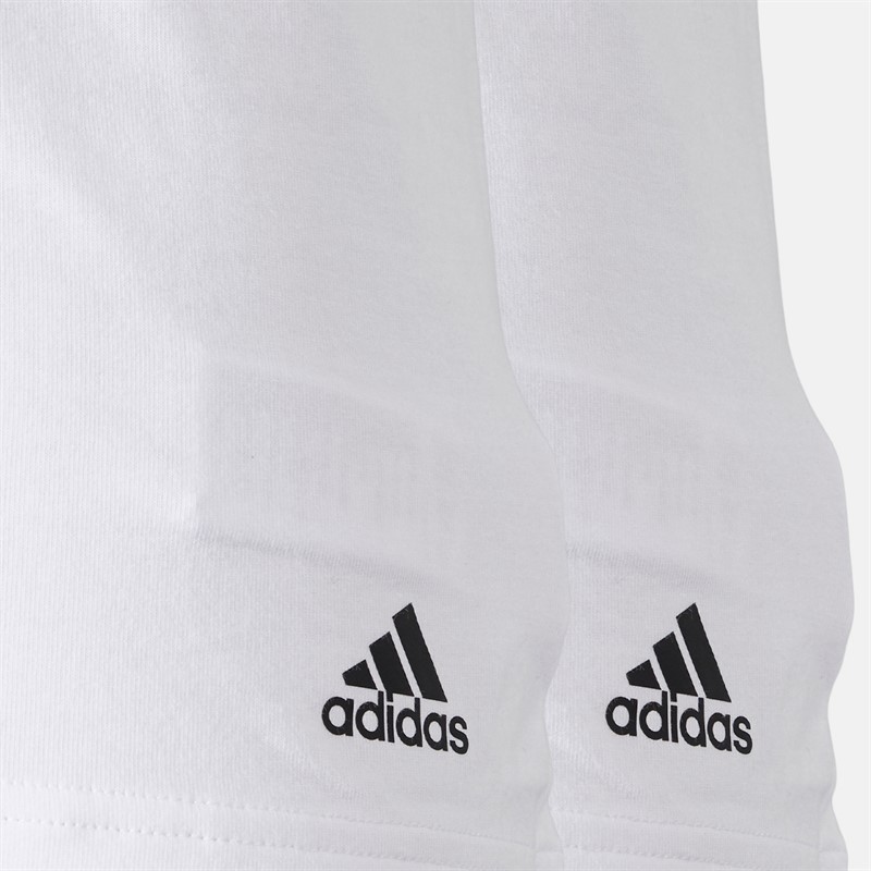 adidas T-shirts Homme Actif Flex Coton Pacquet Double Blanc