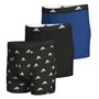 adidas lot de 3 boxers Active Flex en coton Homme Noir/Bleu