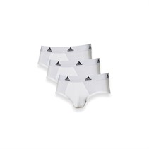 adidas Heren Active Flex Katoen Drie Pack Slips Wit