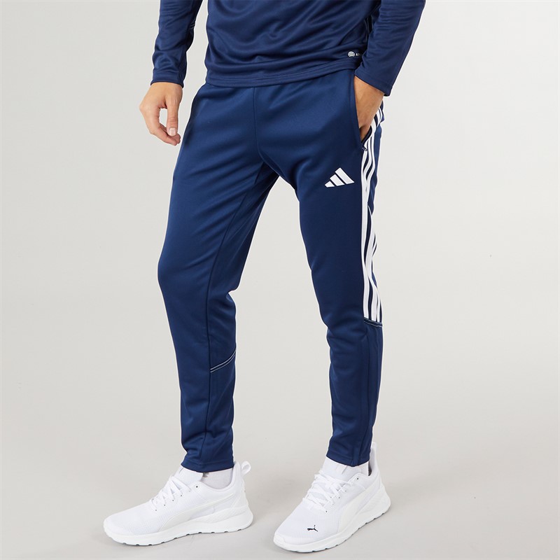 adidas Herren Tiro 23 Club Slim Trainingshose Team Navy/White