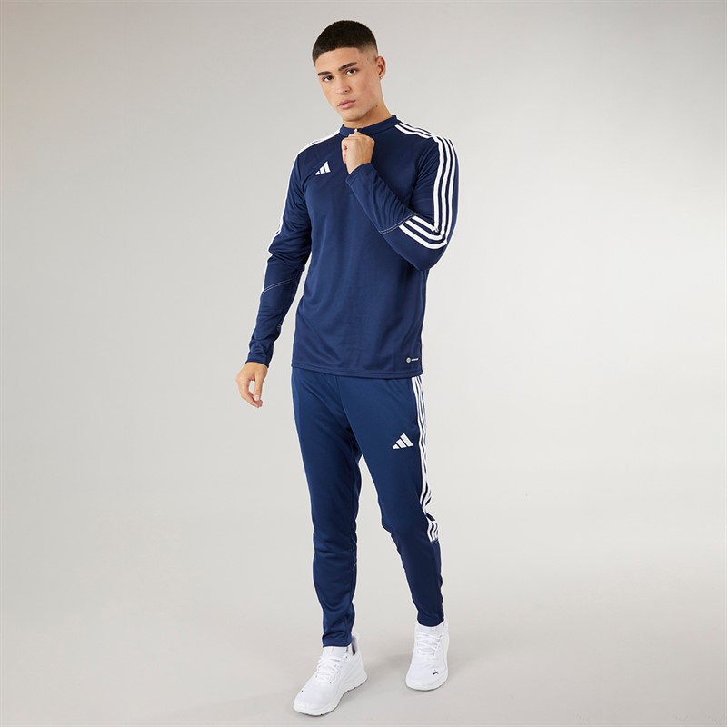adidas Herren Tiro 23 Club Slim Trainingshose Team Navy/White