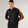 adidas Herren Tiro 23 Club 1/4 Reißverschluss Trainings Oberteil Schwarz/Signal Orange