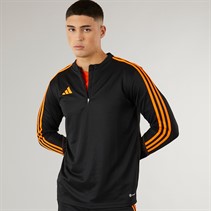 adidas Haut d'entraînement Tiro 23 Club quart de zip Homme Noir/Orange signal
