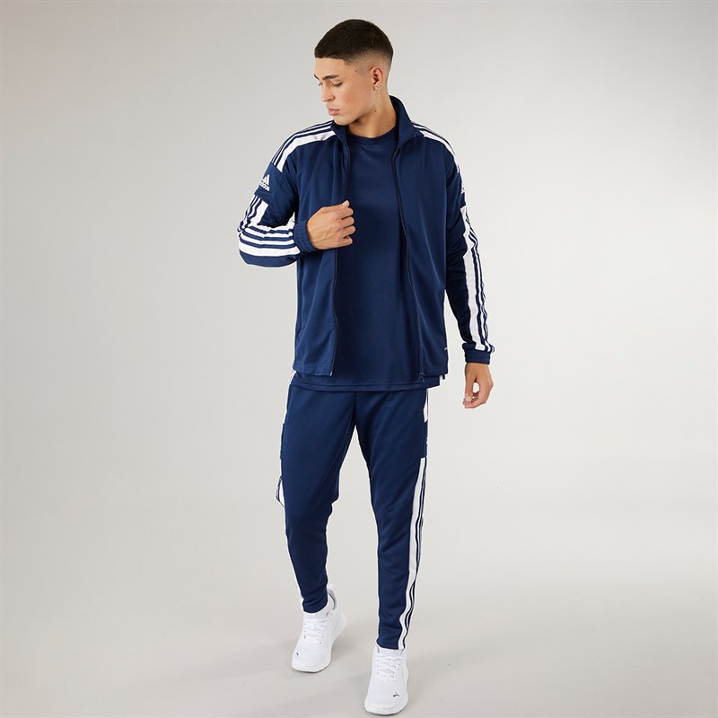 adidas Herren Squadra 21 Training Trainingsjacke Marine/Weiß