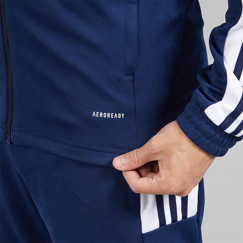 adidas Mens Squadra 21 Track Jacket Navy/White